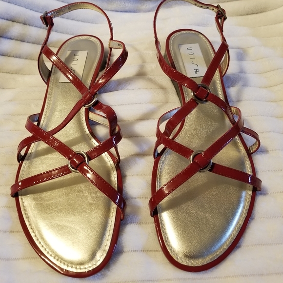Unisa Shoes - Unisa red sandals